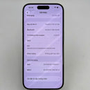 iPhone 15 Pro 128GB Natural Titanium, baterai 98%, daya baterai 86%. Paket data seluler sudah dibayar penuh, berfungsi seperti produk Apple internasional - HH1043 