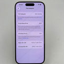 iPhone 15 Pro 128GB Natural Titanium, baterai 98%, daya baterai 86%. Paket data seluler sudah dibayar penuh, berfungsi seperti produk Apple internasional - HH1043 