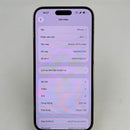 iPhone 14 Pro Max 128GB Deep Purple 98% baterai 87% Versi Apple Internasional (Terdapat goresan di tepi, perubahan warna di tepi, 3 titik kamera) - HH3332 