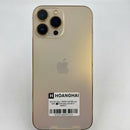 iPhone 13 Pro Max 128GB Emas 98% baterai 87% Versi internasional dari SB (Tidak menggunakan SIM SB - bezel retak) - HH3480 