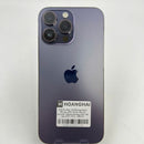 iPhone 14 Pro Max 128GB Deep Purple 98% baterai 87% Versi Apple Internasional (Terdapat goresan di tepi, perubahan warna di tepi, 3 titik kamera) - HH3332 