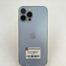 iPhone 13 Pro Max 256GB Sierra Blue kondisi 98%, baterai 85%. Ponsel ini sudah lunas pembayarannya untuk penggunaan jaringan dan berfungsi seperti produk Apple internasional (cacat kecil 0,5x) - HH8922