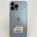 iPhone 13 Pro Max 256GB Sierra Blue kondisi 98%, baterai 85%. Ponsel ini sudah lunas pembayarannya untuk penggunaan jaringan dan berfungsi seperti produk Apple internasional (cacat kecil 0,5x) - HH8922