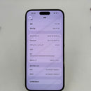 iPhone 14 Pro Max 128GB Deep Purple 98% baterai 87% Versi Apple Internasional (Terdapat goresan di tepi, perubahan warna di tepi, 3 titik kamera) - HH3332 