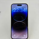 iPhone 14 Pro Max 128GB Deep Purple 98% baterai 87% Versi Apple Internasional (Terdapat goresan di tepi, perubahan warna di tepi, 3 titik kamera) - HH3332 