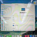 MacBook Air 2020 13.3" Space Gray M1/8GB/256GB Baterai 99% Siklus Pengisian Daya 93% BPTN 