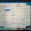 MacBook Air 2020 13.3" Space Gray M1/8GB/256GB Baterai 99% Siklus Pengisian Daya 93% BPTN 