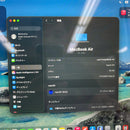 MacBook Air 2020 13.3" Space Gray M1/8GB/256GB Baterai 99% Siklus Pengisian Daya 93% BPTN 
