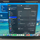 MacBook Air 2020 13.3" Space Gray M1/8GB/256GB Baterai 99% Siklus Pengisian Daya 93% BPTN 