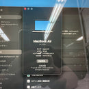 MacBook Air 2020 13.3" Space Gray M1/8GB/256GB Baterai 99% Siklus Pengisian Daya 93% BPTN 