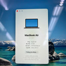 MacBook Air 2020 13.3" Space Gray M1/8GB/256GB Baterai 99% Siklus Pengisian Daya 93% BPTN 