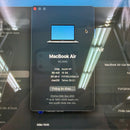 MacBook Air 2020 13.3" Space Gray M1/8GB/256GB Baterai 99% Siklus Pengisian Daya 93% BPTN 