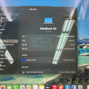 MacBook Air 2020 13.3" Space Gray M1/8GB/256GB Baterai 99% Siklus Pengisian Daya 93% BPTN 