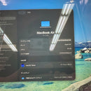 MacBook Air 2020 13.3" Space Gray M1/8GB/256GB Baterai 99% Siklus Pengisian Daya 93% BPTN 