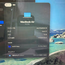 MacBook Air 2020 13.3" Space Gray M1/8GB/256GB Baterai 99% Siklus Pengisian Daya 93% BPTN 