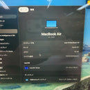 MacBook Air 2020 13.3" Space Gray M1/8GB/256GB Baterai 99% Siklus Pengisian Daya 93% BPTN 