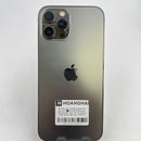iPhone 12 Pro Max 128GB Graphite 98% pin 100% Máy đã trả hết tiền mạng dùng như Quốc tế Apple (Đã thay pin, chấm mực màn, ám màn, đốm 2.5x, sứt viền, nứt kính cam, ám mặt lưng) - HH8074