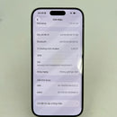 iPhone 15 Pro 128GB Natural Titanium, baterai 98%, daya baterai 86%. Paket data seluler sudah dibayar penuh, berfungsi seperti produk Apple internasional - HH1043 