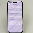 iPhone 15 Pro 128GB Natural Titanium, baterai 98%, daya baterai 86%. Paket data seluler sudah dibayar penuh, berfungsi seperti produk Apple internasional - HH1043 