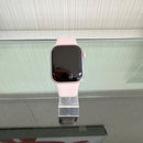 Apple Watch Series 9 GPS 45mm Casing Aluminium Perak / Tali Olahraga Biru Badai Baterai 98% 100% 