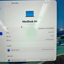 Macbook Air 2025 13.6" Sky Blue Apple M4/ 16GB RAM/ 256GB SSD Kondisi 99%, siklus pengisian daya 19 kali. BPTN 