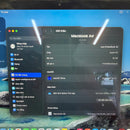 MacBook Air 2020 13.3" Space Gray M1/8GB/256GB Baterai 99% Siklus Pengisian Daya 93% BPTN 