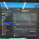 MacBook Air 2020 13.3" Space Gray M1/8GB/256GB Baterai 99% Siklus Pengisian Daya 93% BPTN 