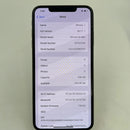 iPhone XS Max 256GB Silver, kondisi 98%, baterai 100%. Ponsel ini sudah dibayar lunas untuk layanan jaringan dan berfungsi seperti produk Apple internasional (goresan kecil pada bezel dan layar, nomor telepon ditampilkan). - HH8014 