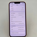 iPhone 14 Plus 512GB Merah, baterai 98%, garansi 100% Apple International (Baterai sudah diganti, bezel kamera tergores, tombol daya macet) - HH9392 