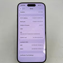 iPhone 15 Pro 128GB Natural Titanium, baterai 98%, daya baterai 86%. Paket data seluler sudah dibayar penuh, berfungsi seperti produk Apple internasional - HH1043 