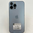 iPhone 13 Pro Max 128GB Biru, baterai 98%, kondisi baterai 93%, versi internasional dari SB (Tidak menggunakan SIM SB - terdapat goresan pada bezel dan layar, unit demo) - HH2251 