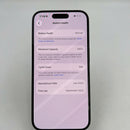 iPhone 15 Pro 128GB Hitam Titanium 98% baterai 85% Apple Internasional (0,5x cacat) - HH9517