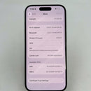 iPhone 15 Pro 128GB Hitam Titanium 98% baterai 85% Apple Internasional (0,5x cacat) - HH9517