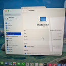 Macbook Air 2022 13.6 inci Midnight M2/ RAM 8GB/ SSD 512GB Kondisi 98%, Siklus Pengisian Daya 90, BPTN 