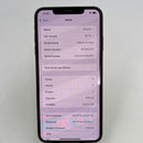 iPhone XS Max 256GB Silver, kondisi 98%, baterai 100%. Ponsel ini sudah dibayar lunas untuk layanan jaringan dan berfungsi seperti produk Apple internasional (goresan kecil pada bezel dan layar, nomor telepon ditampilkan). - HH8014 