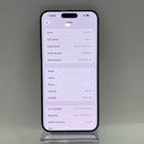 iPhone 15 Pro Max 256GB Biru Titanium 98% baterai 86% Versi Apple Internasional (noda 0,5x, bezel tergores parah) - HH6781