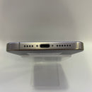 iPhone 15 Pro Max 256GB Biru Titanium 98% baterai 86% Versi Apple Internasional (noda 0,5x, bezel tergores parah) - HH6781