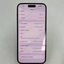 iPhone 14 Pro Max 128GB Deep Purple 98% baterai 87% Versi Apple Internasional (Terdapat goresan di tepi, perubahan warna di tepi, 3 titik kamera) - HH3332 