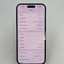 iPhone 14 Pro Max 128GB Deep Purple 98% baterai 87% Versi Apple Internasional (Terdapat goresan di tepi, perubahan warna di tepi, 3 titik kamera) - HH3332 