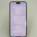 iPhone 15 Pro Max 256GB Biru Titanium 98% baterai 86% Versi Apple Internasional (noda 0,5x, bezel tergores parah) - HH6781