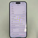 iPhone 15 Pro Max 256GB Biru Titanium 98% baterai 86% Versi Apple Internasional (noda 0,5x, bezel tergores parah) - HH6781