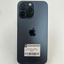 iPhone 15 Pro Max 256GB Biru Titanium 98% baterai 86% Versi Apple Internasional (noda 0,5x, bezel tergores parah) - HH6781