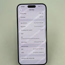 iPhone 15 Pro Max 256GB Biru Titanium 98% baterai 86% Versi Apple Internasional (noda 0,5x, bezel tergores parah) - HH6781