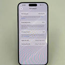 iPhone 15 Pro Max 256GB Biru Titanium 98% baterai 86% Versi Apple Internasional (noda 0,5x, bezel tergores parah) - HH6781