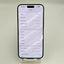 iPhone 15 Pro Max 1TB Hitam Titanium 98% baterai 100% Versi Apple Internasional (banyak goresan layar, noda 0,5x, baterai diganti) - HH9393