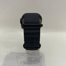 Apple Watch Ultra 2 49mm 4G + GPS Casing Titanium Hitam/Trail Loop Hitam 99% Full Box Dari SB 