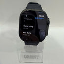 Apple Watch Ultra 2 49mm 4G + GPS Casing Titanium Hitam/Trail Loop Hitam 99% Full Box Dari SB 
