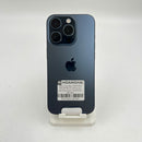 iPhone 15 Pro 128GB Biru Titanium 98% baterai 91% Versi Apple Internasional (tepi tergores) - HH0308 