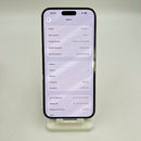 iPhone 14 Pro Max 512GB Deep Purple, kondisi baterai 98%, daya baterai 85%. Ponsel ini sudah dibayar lunas untuk penggunaan jaringan dan berfungsi seperti versi Apple internasional (3 goresan kecil, goresan pada layar, goresan cat pada bezel) - HH5778 
