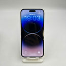 iPhone 14 Pro Max 512GB Deep Purple, kondisi baterai 98%, daya baterai 85%. Ponsel ini sudah dibayar lunas untuk penggunaan jaringan dan berfungsi seperti versi Apple internasional (3 goresan kecil, goresan pada layar, goresan cat pada bezel) - HH5778 